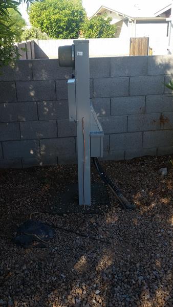 Meter Pedestal Replacement On E Cactus Dr In Mesa, AZ